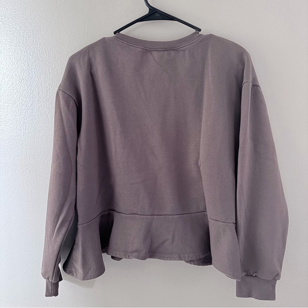 Zara Women’s Peplum Medium Sweatshirt - Picture 5 of 7